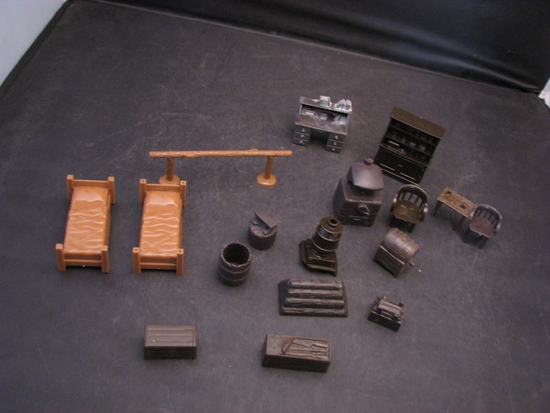 Vintage Marx Western Ranch Set With Original Box Etsy