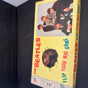 Vintage Beatles Flip Your Wig Board Game
