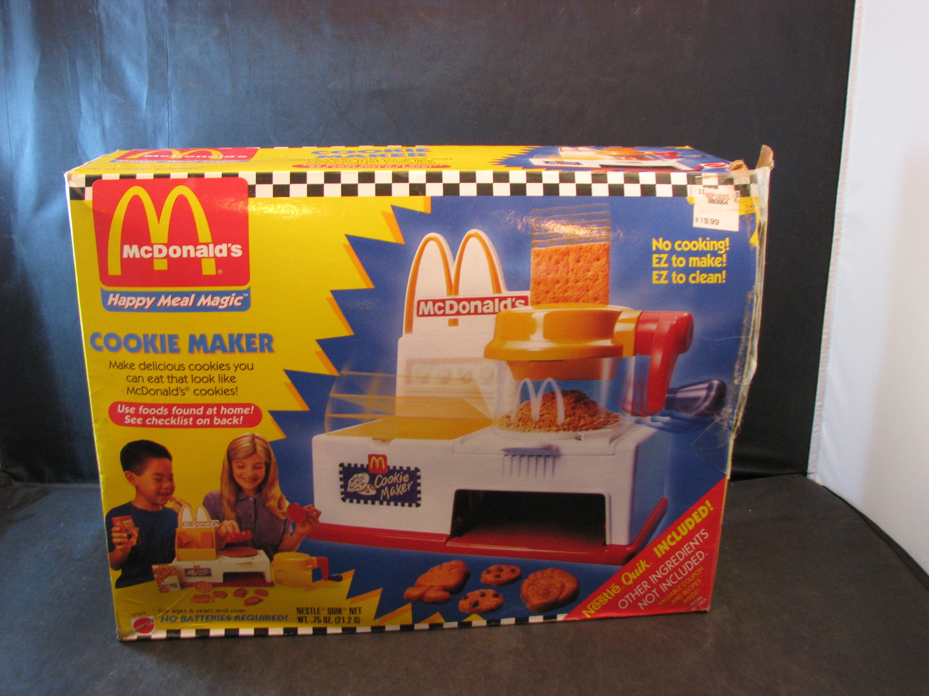 Vintage Toy Mcdonalds Cookie Maker With Original Box 