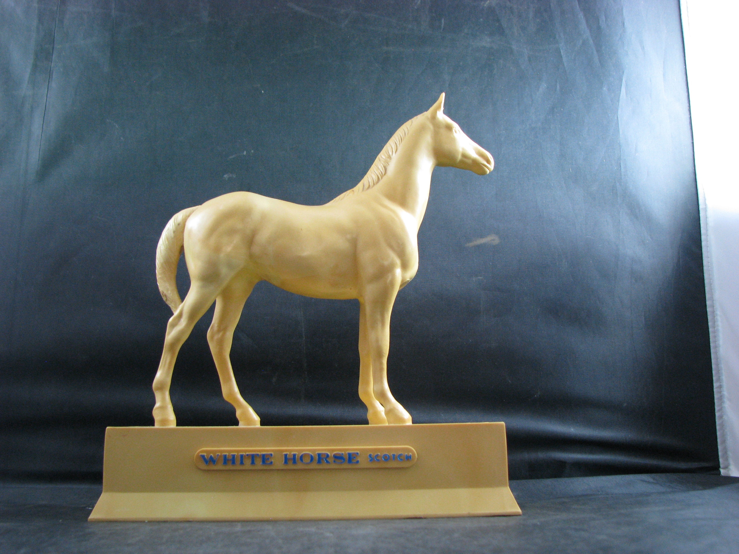 Vintage White Horse Scotch Whiskey Back Bar Display Statue - Etsy
