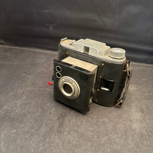 Vintage Ansco Flash Clipper Camera with Original Box and Owner’s Manual