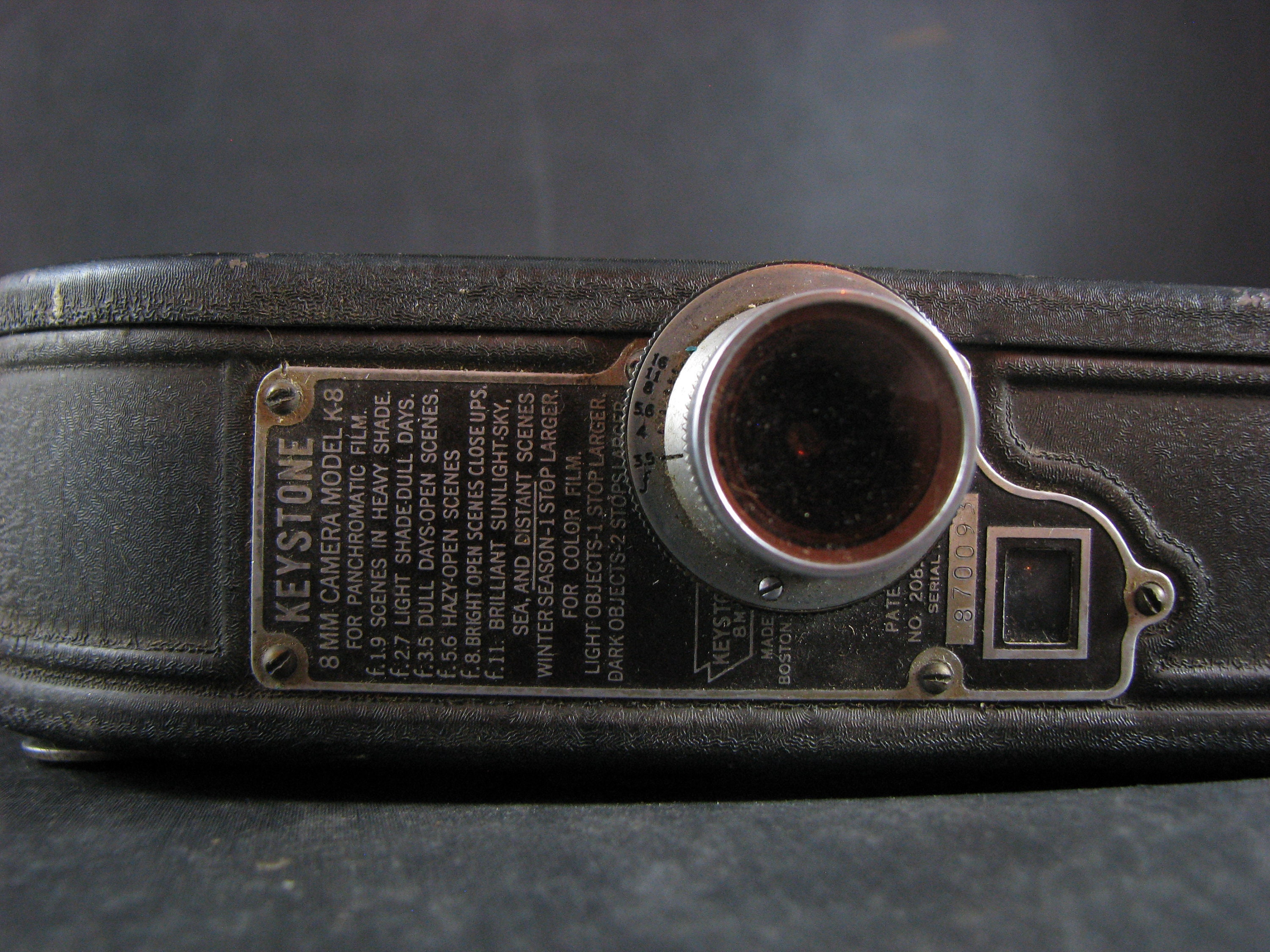 Caméra Keystone K-8 - Appareil Photo 8mm - Vintage USA - Occasion