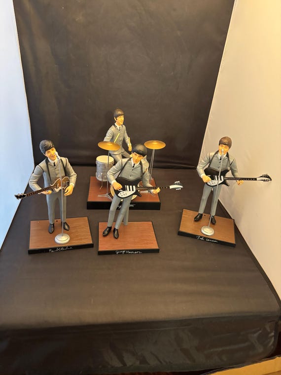 Hamilton Beatles Figurine Set - Etsy