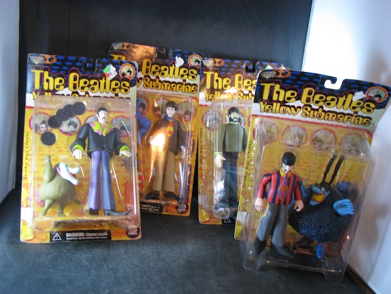 Vintage the Beatles Yellow Submarine Action Figures - Etsy