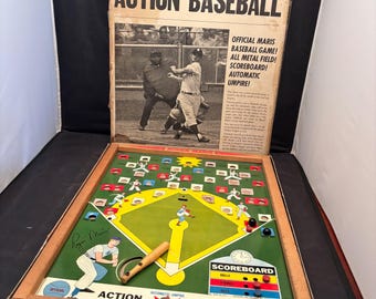 Vintage 1962 Pressman Roger Maris Action Baseball Game