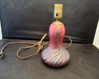 Vintage Lotus Tulip Van Briggle Lamp