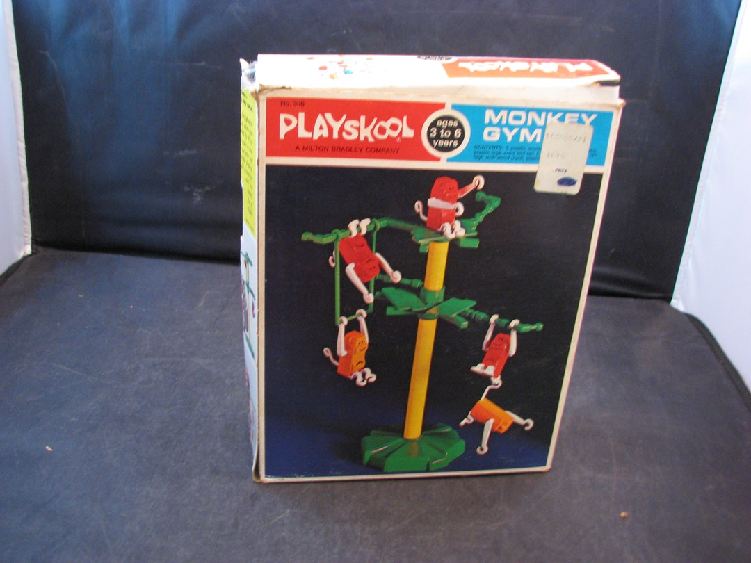 Vintage Playskool Monkey Gym With Original Box Etsy