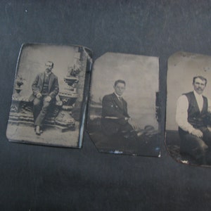 3 Vintage Tintypes (TS-6)