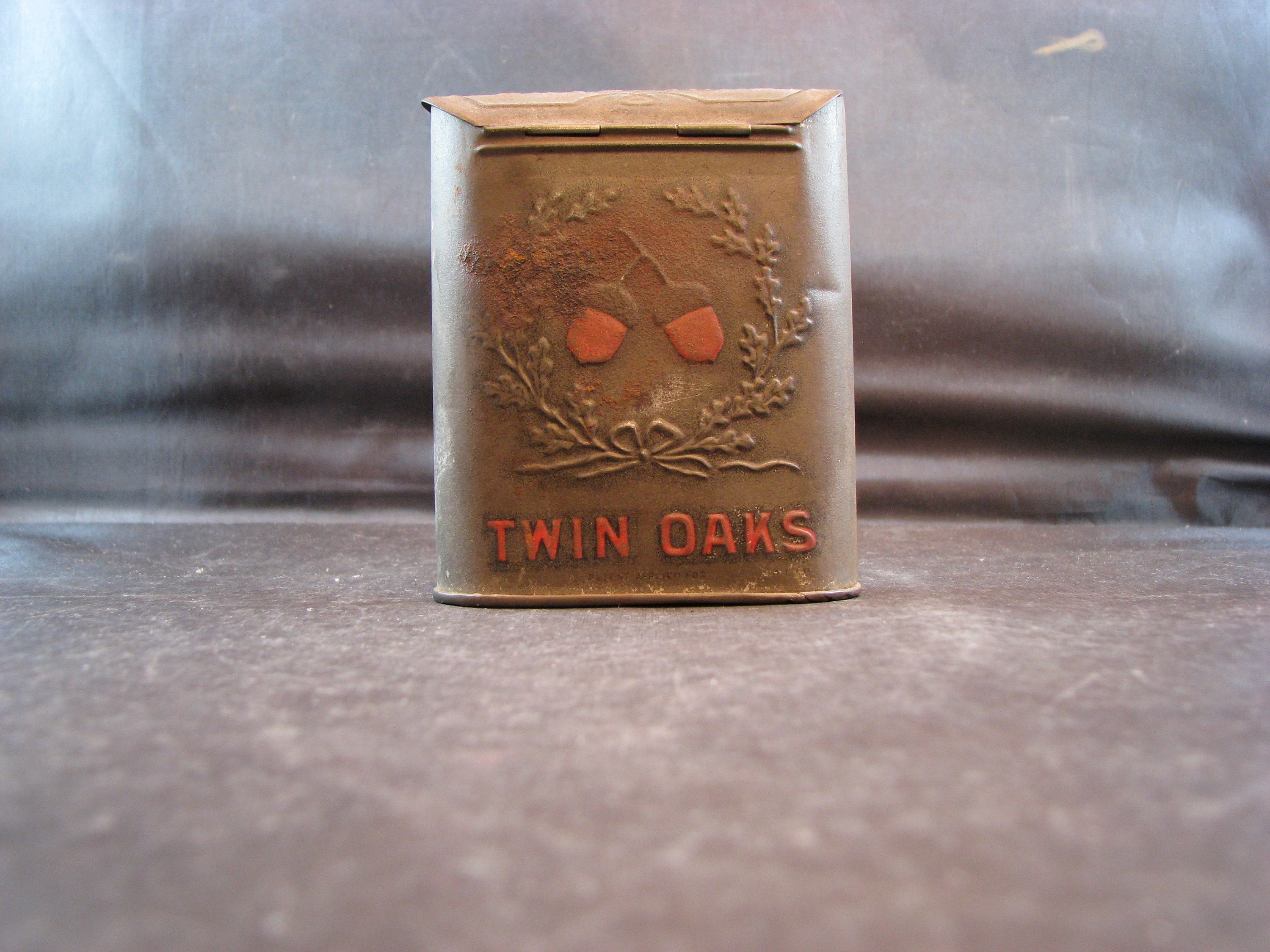 Antique Twin Oaks Tobacco Tin