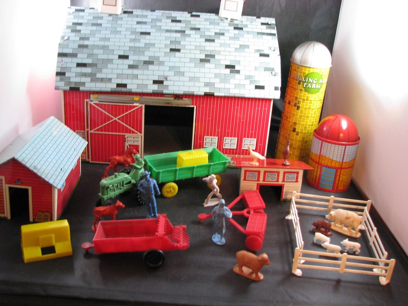 Vintage Ohio Art Rolling Acres Farm