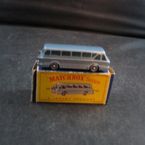 Vintage Matchbox Long Distance Coach No 40 With Original Box