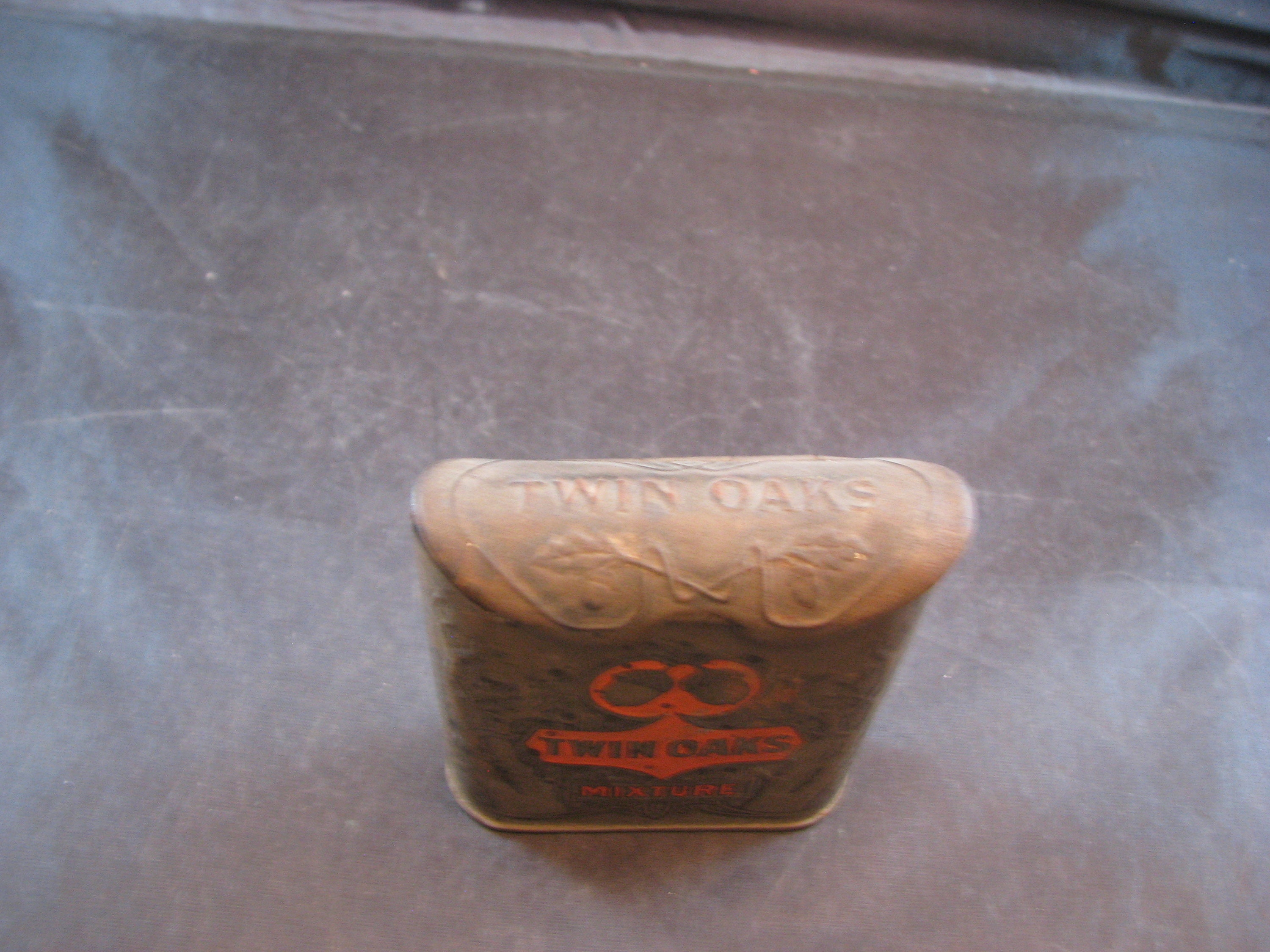 Antique Twin Oaks Tobacco Tin