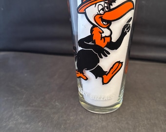 Vintage 1973 Pepsi Beaky Buzzard Character Glass