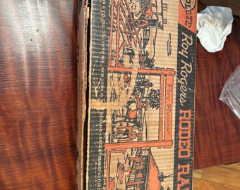 Marx Roy Rogers Rodeo Ranch Playset with Original Box
