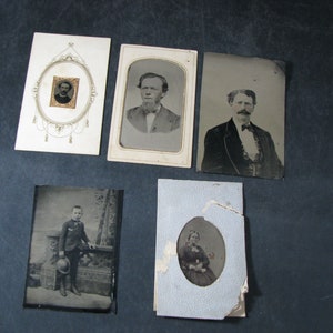 5 Vintage Tintypes
