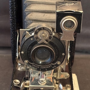 Vintage Ansco No. 1A Folding Camera with Original Box