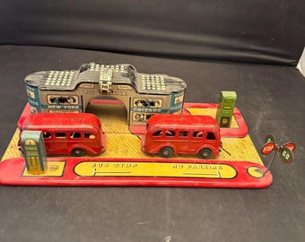 Vintage Marx 1939 Bus Terminal