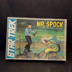 Vintage AMT Star Trek Mr Spock Model Kit in Original Box