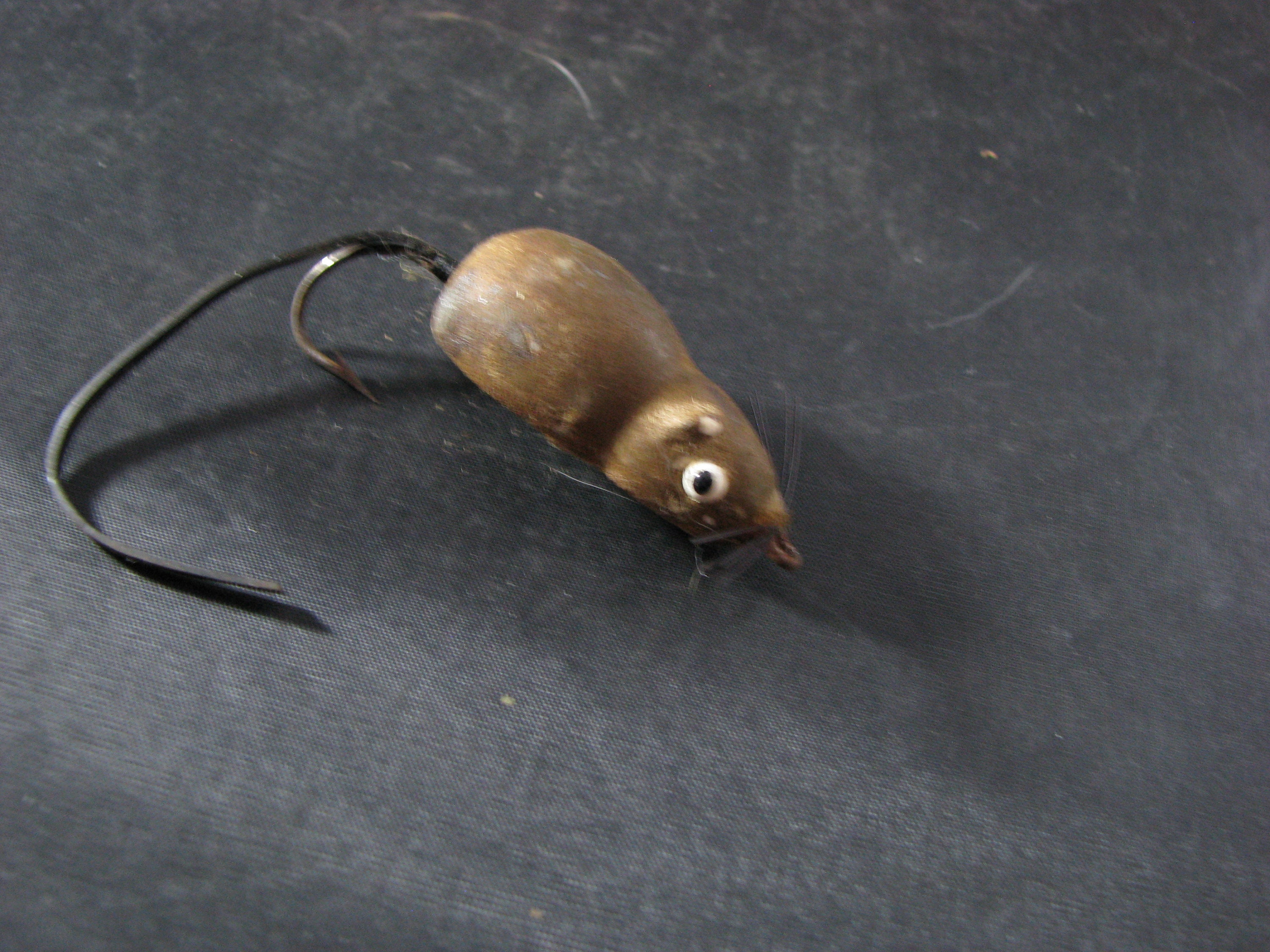 Vintage Heddon Meadow Mouse Fishing Lure Near Mint Condition