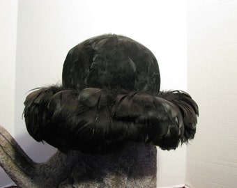 Vintage Woman's Feather Hat