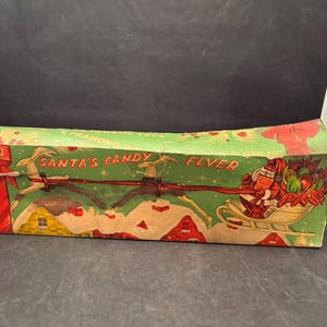 Vintage Santa Candy Flyer