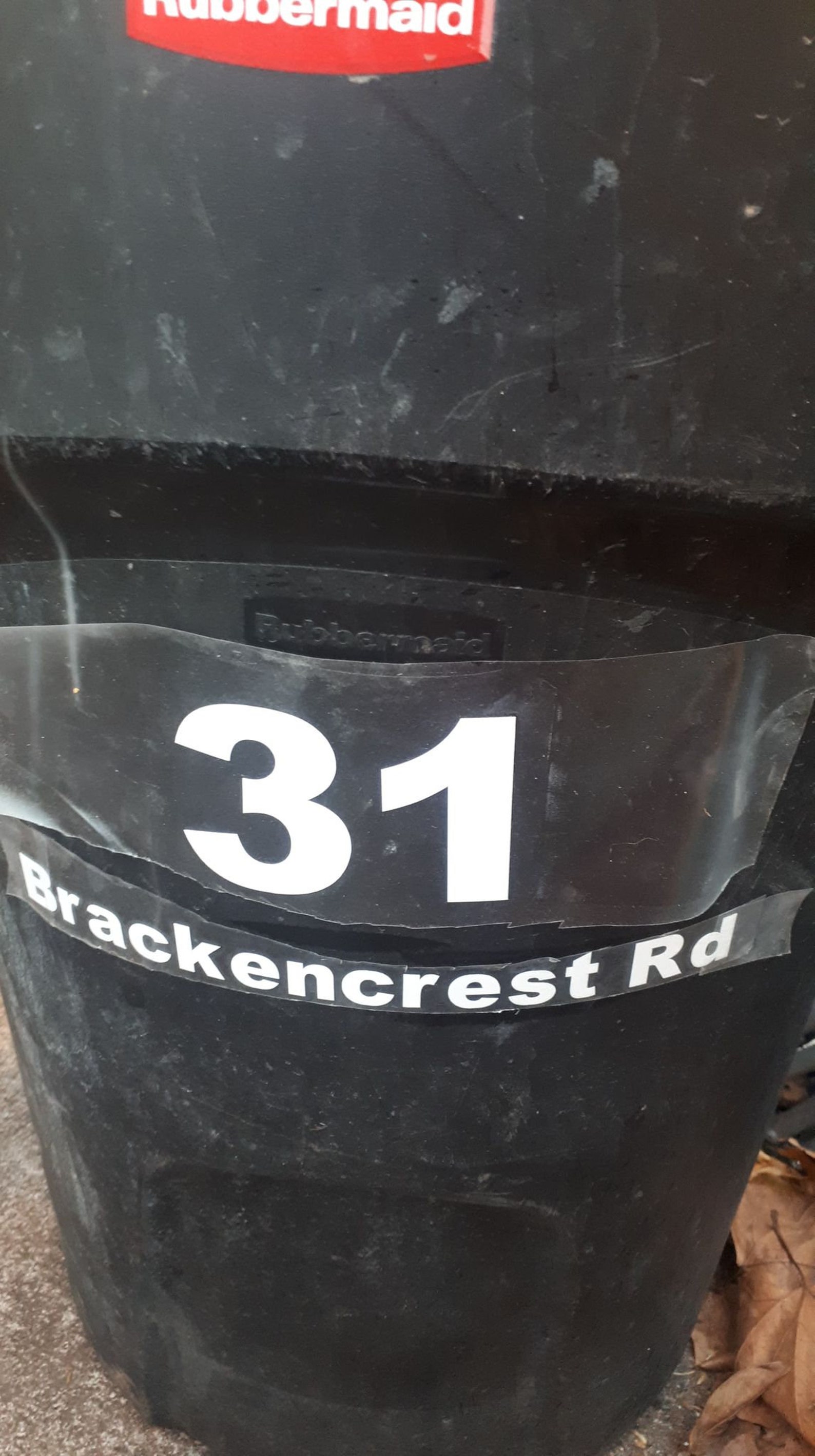 Garbage Bin Address Labels Vinyl Permanent Outdoor 3 Piece Etsy