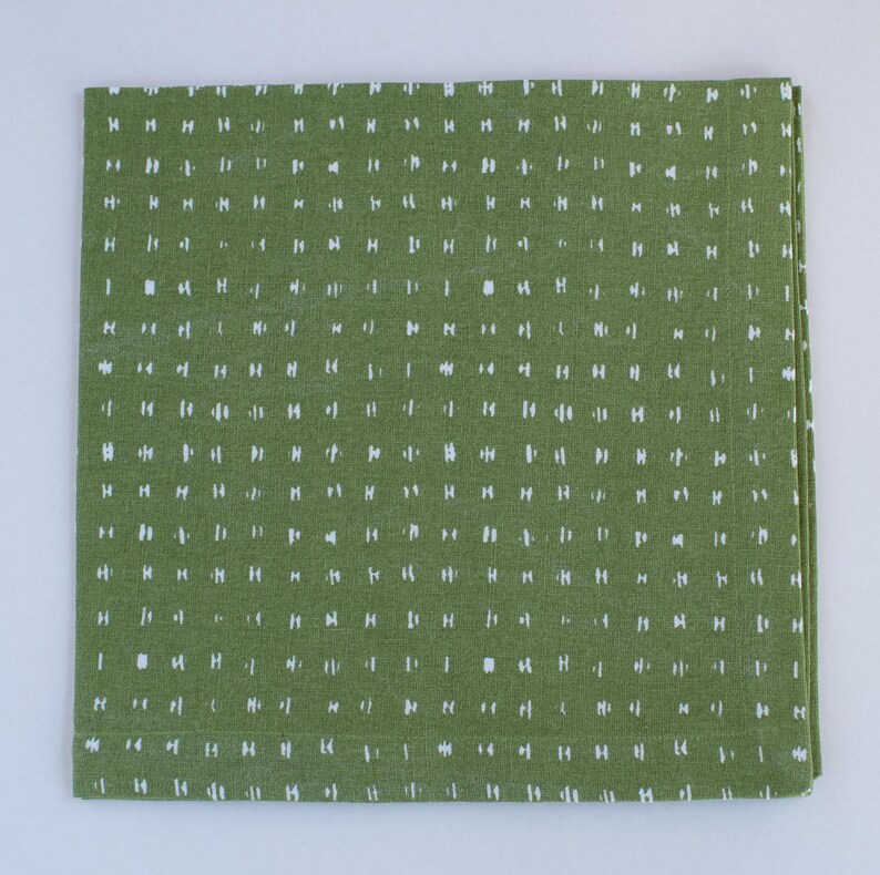 Mix and Match Napkin Set / 4 Elements Green