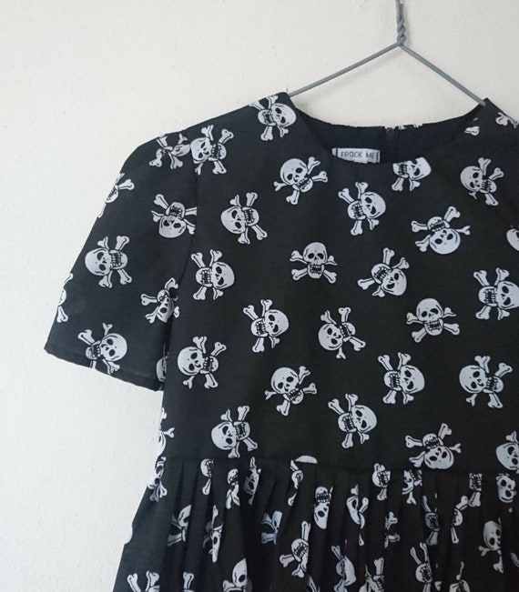 black skull dress