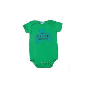 Irish Baby Onesie with Short Sleeve, Cool Gender Neutral Baby Romper from Soft Cotton, Newborn Baby One Piece for Hot Summer Great Baby Gift