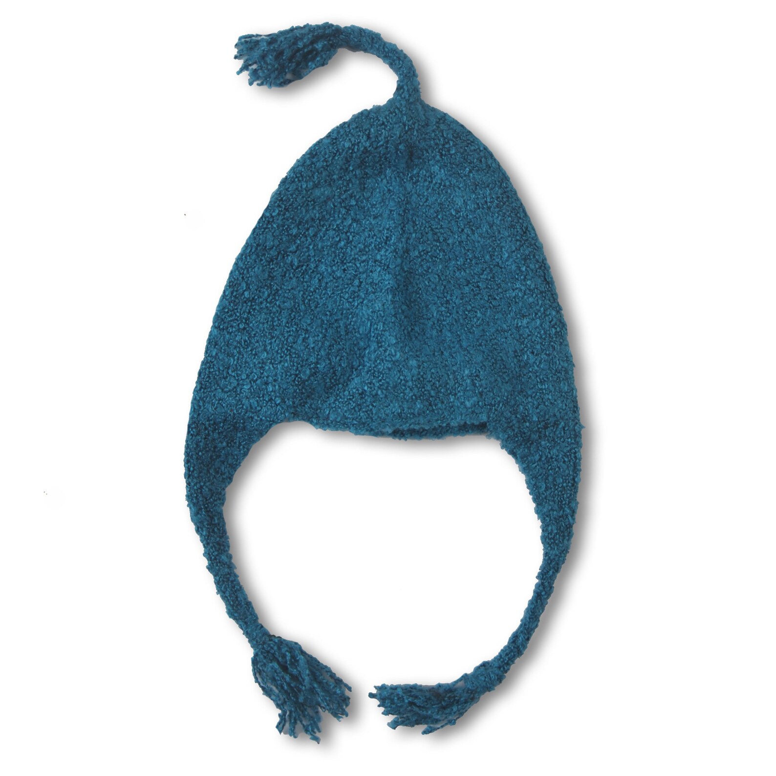 Hand-Knit Winter Hat With Ear Flaps - Christmas Tree Beanie For Men, Women & Kids, Windproof & Warm