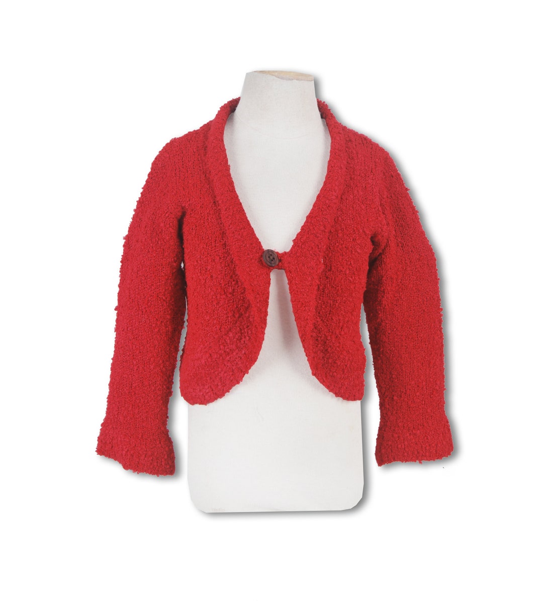 Children Girl Cardigan Sweater With Vneck and Button Closure Etsy