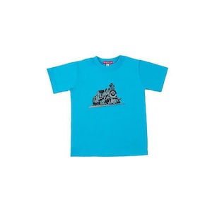 Train Children&#39;s Shirt with Short Sleeve from Soft Cotton, Breathable Summer Tee for Boys or Girls, Comfortable Toddler Girl or Boy Clothes