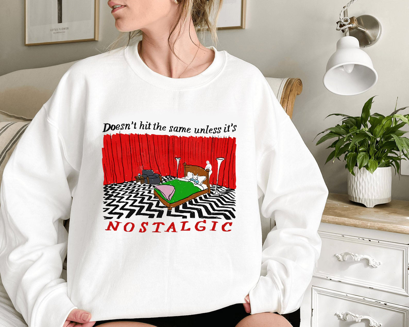 Discover Nostalgic Sweatshirt, Doesn't Hit The Same Unless It's Nostalgic