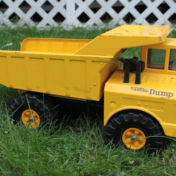 Vintage Yellow Mighty Tonka Truck (1960s)