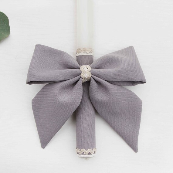 Candle Decoration Baptism Candle Deco Communion Decoration Etsy