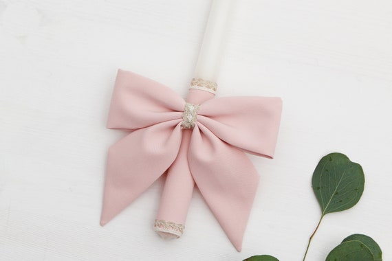 Candle Decoration Baptism Candle Deco Communion Decoration Etsy