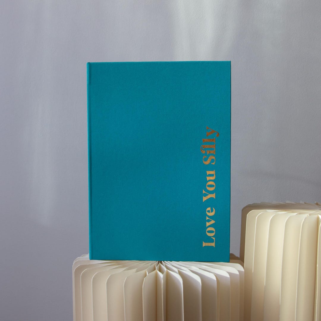 Teal Memory Custom Teal Blue Guest Book Album Personalized Memory Book for Weddings ...