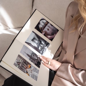 Modern Coffee Table Book Family Photo Album Memories, Handmade Family ...