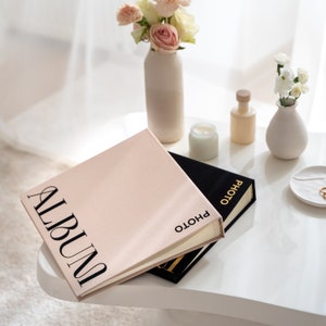 Modern Coffee Table Book Family Photo Album Memories, Handmade Family ...