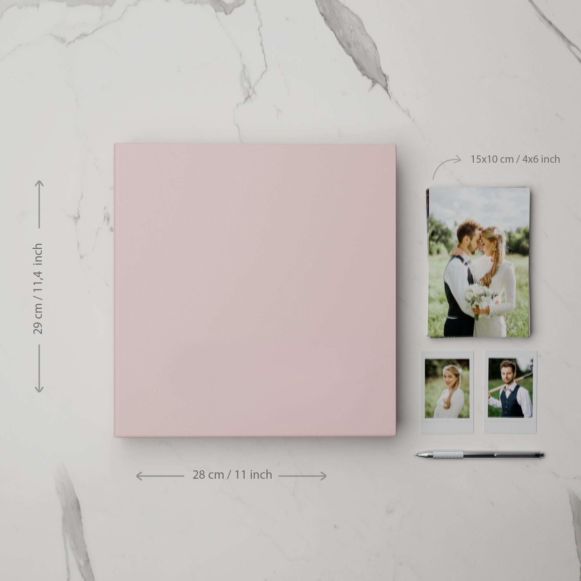 Photo Guest Book Wedding Album Sage Green Gold Matte Foil Lettering, Instax Picture  Album Onestep by Liumy 