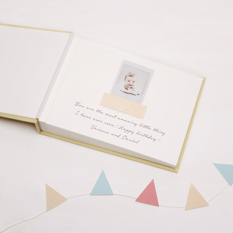 Baby Shower Album Photo Guest Book Its A Girl Children Etsy