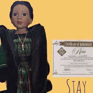 VINTAGE Tonner Magic Attic Club Rose Doll, fur Coat Limited Edition, 10000 (New In box)