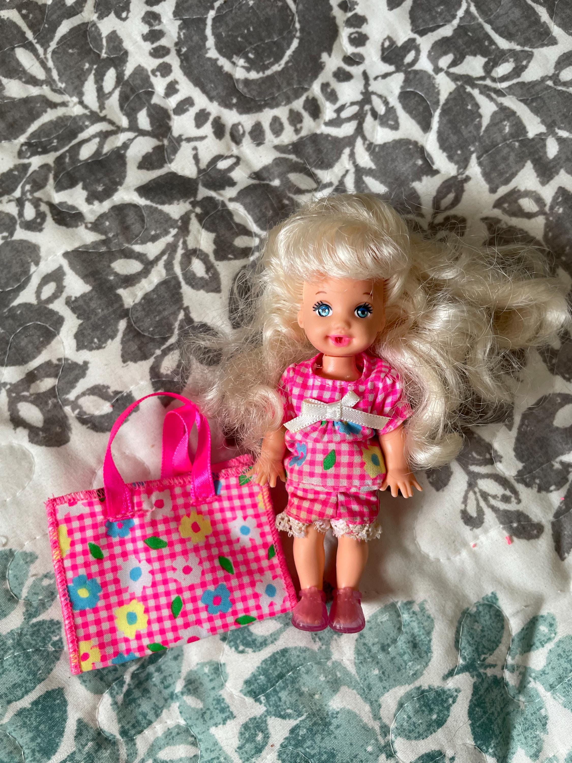 Vintage Barbie Kelly Doll 1990s Mattel, With Matching Bag - Etsy