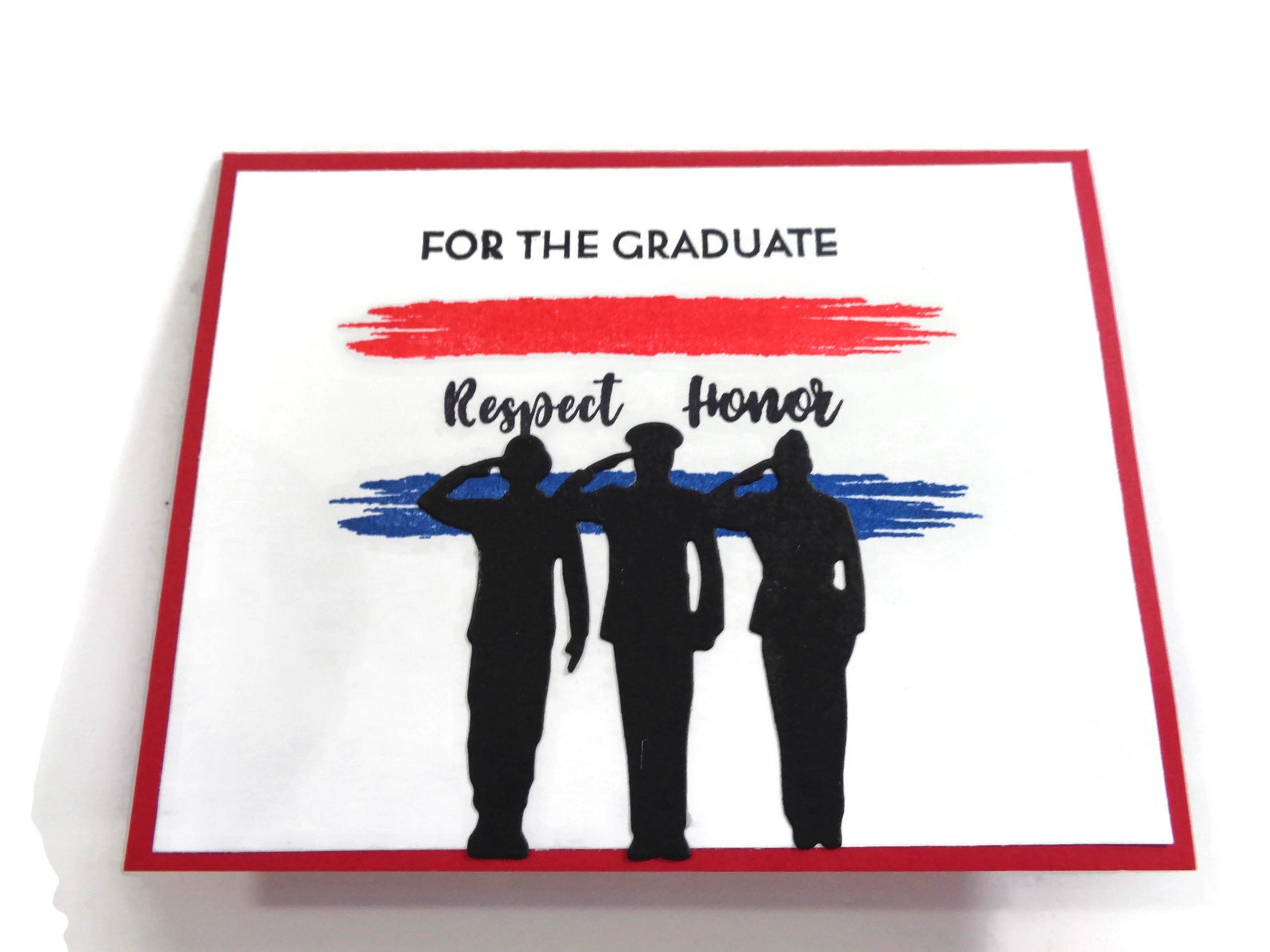 Military Graduation card 2021 Boot camp Graduate Respect | Etsy