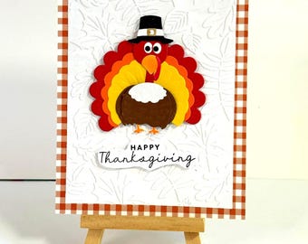 Happy Thanksgiving Day card - Turkey, Happy Turkey Day, Thanksgiving card, Funny inside sentiments choice