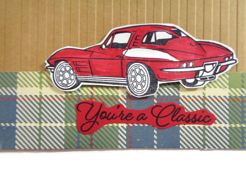 Men s Red Corvette Birthday Card They Don t Make Etsy