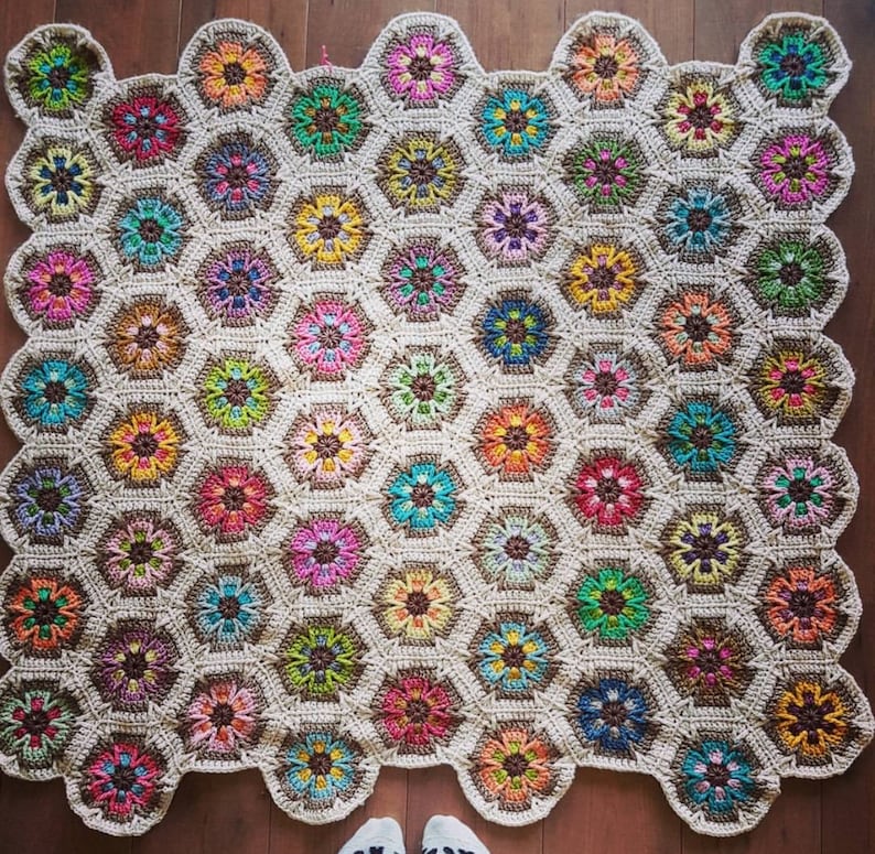 Mesmerize Hexagon Motif crochet pattern, pdf image 7