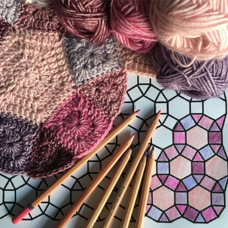 Jack's Chain Crochet Quilt baby blanket Pattern PDF Etsy