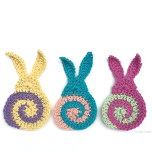 Swirly Easter Bunny Crochet Pattern PDF image 1