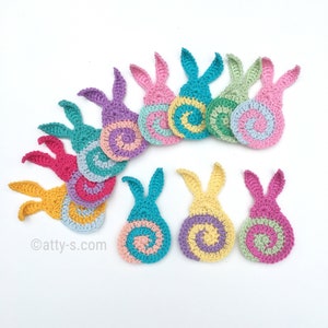 Swirly Easter Bunny Crochet Pattern PDF image 2